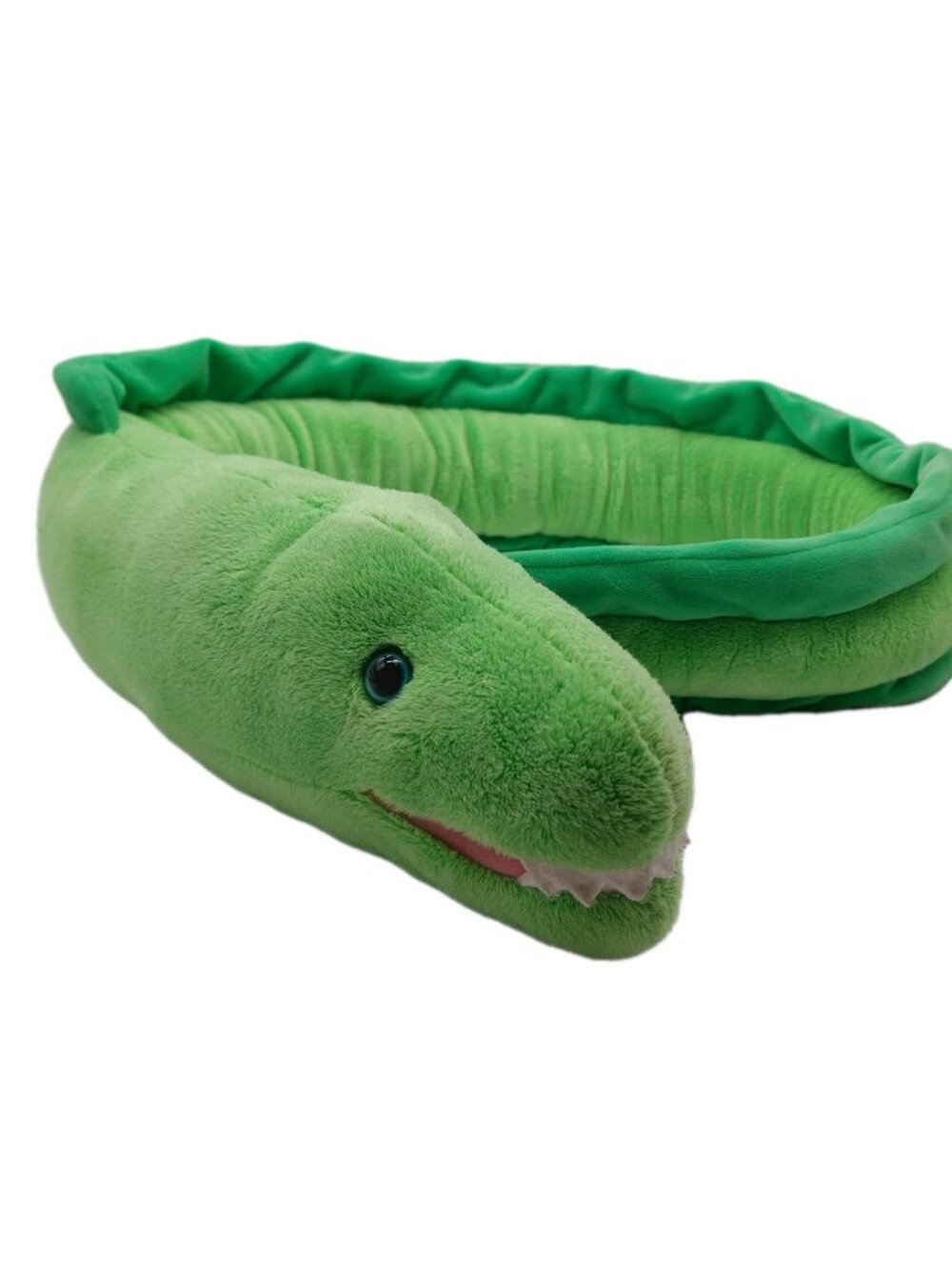 The Petting Zoo Sea World Long Plush Green Moray Eel 53" Stuffed